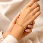 Ellipse Stainless Steel 18K Gold Plated new