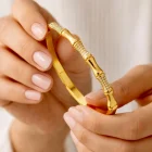 Ellipse Stainless Steel 18K Gold Plated new