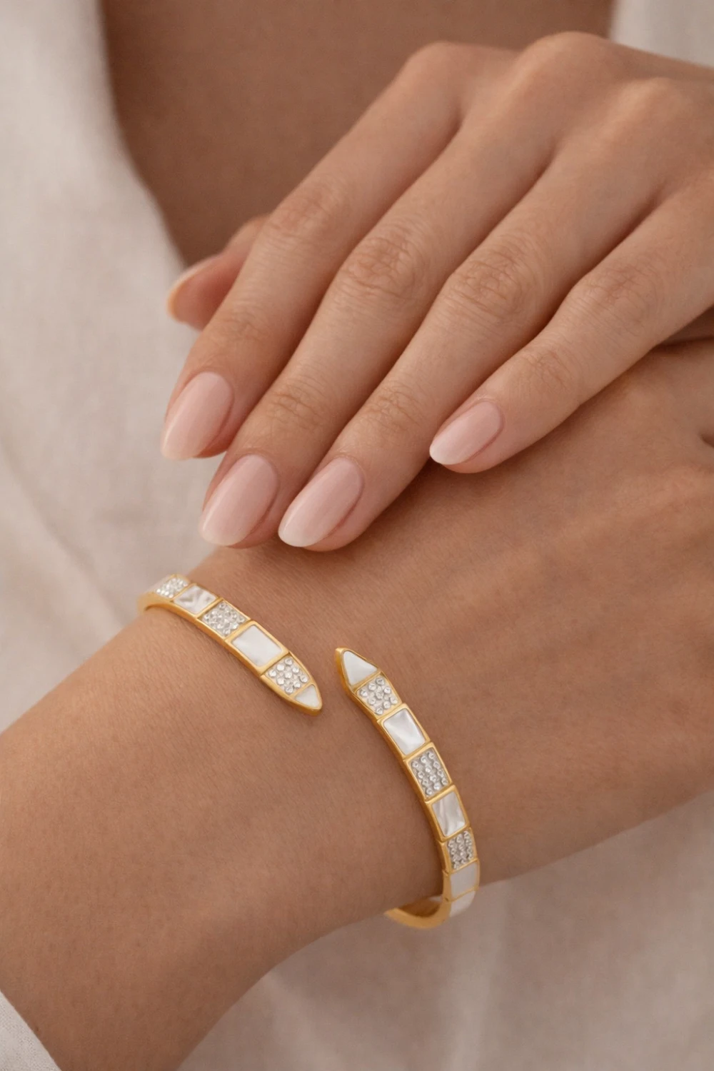 Ellipse Stainless Steel Electroplating Bracelet 29 new