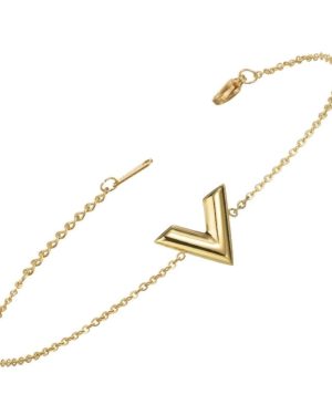 Fashion V Shape Stainless Steel Plating Bracelet Gold �18