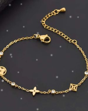 Geometric 18K Gold Plated Bracelet �29