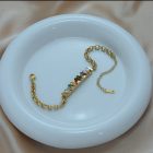 Women Chain Titanium Steel Electroplating Bracelet Golden �28