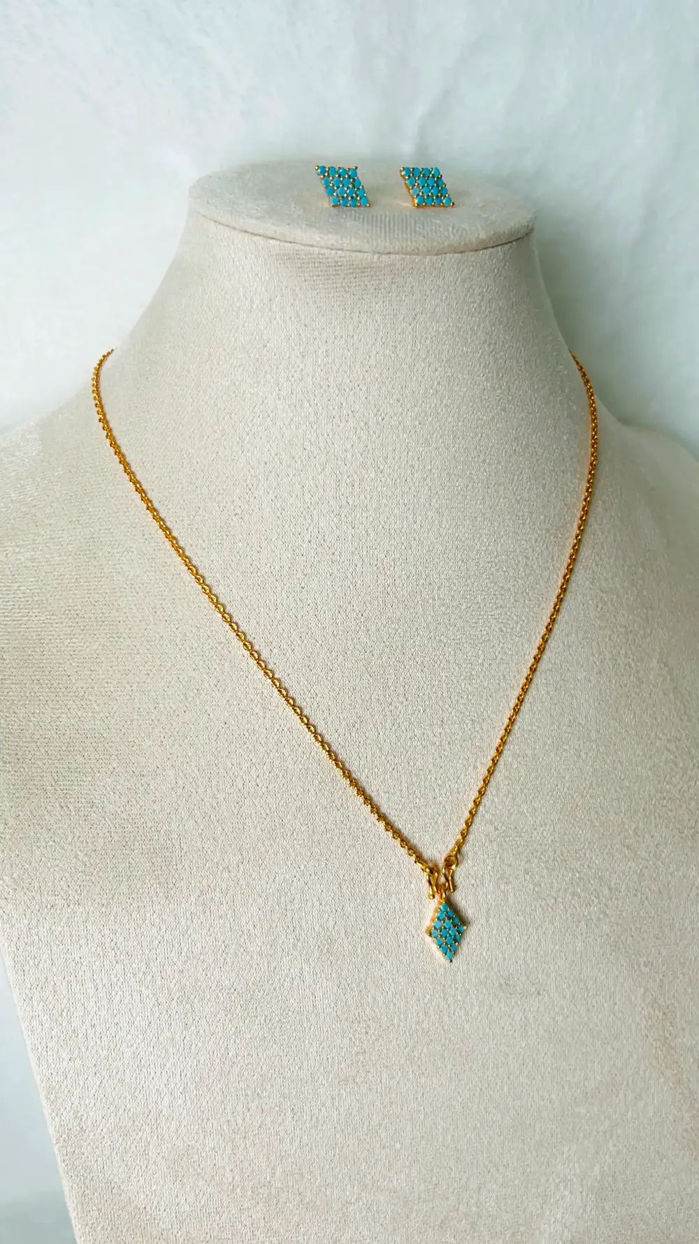 Turquoise Jewelry Set - Gyencha Kun2