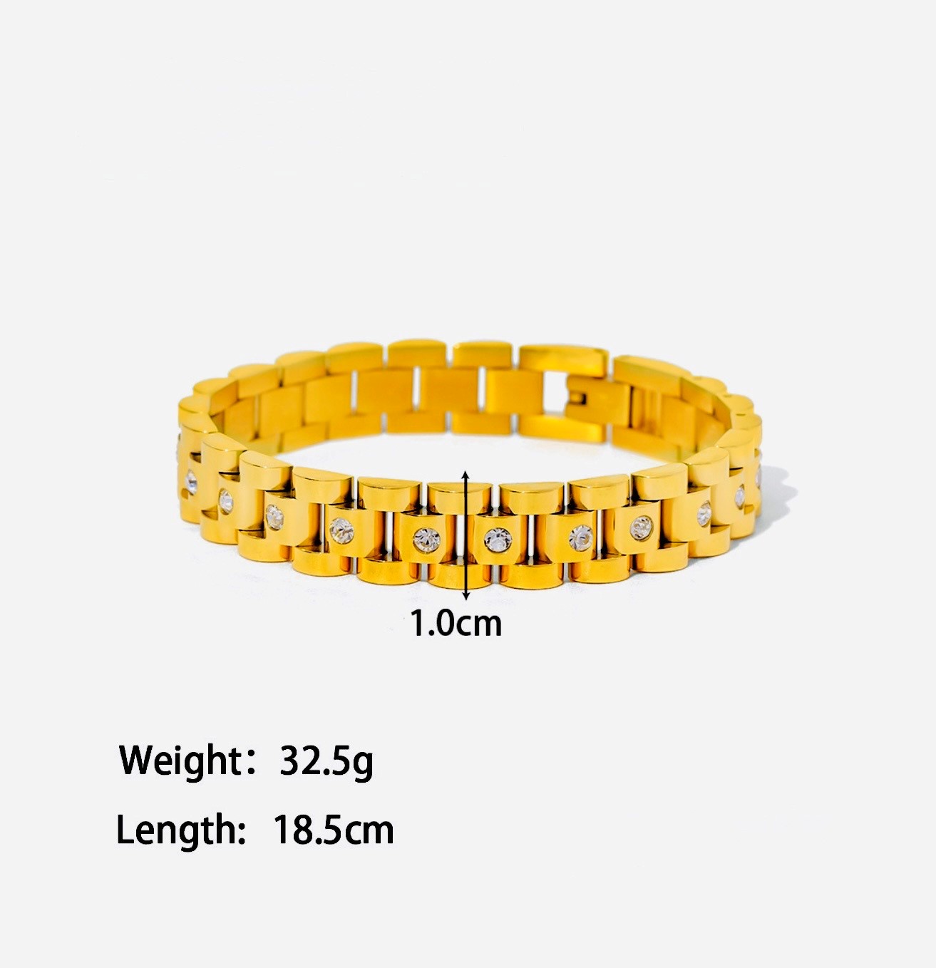 A watch style Zircon bracelet  45 2