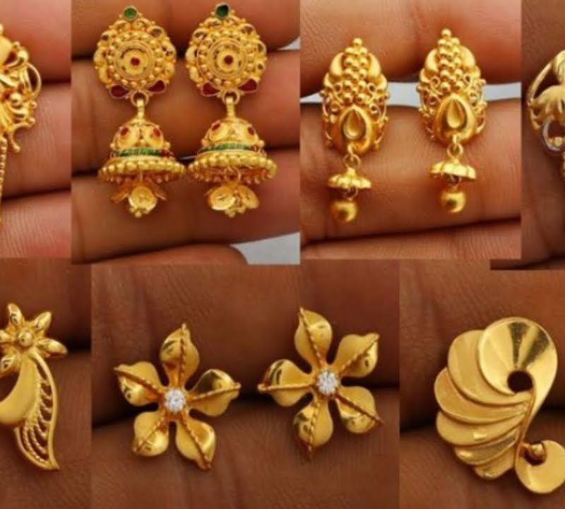 gold plated earrings